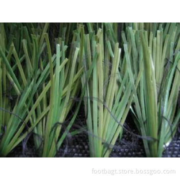 Bicolor 50mm 11000Dtex PE Football Artificial Grass For Lan